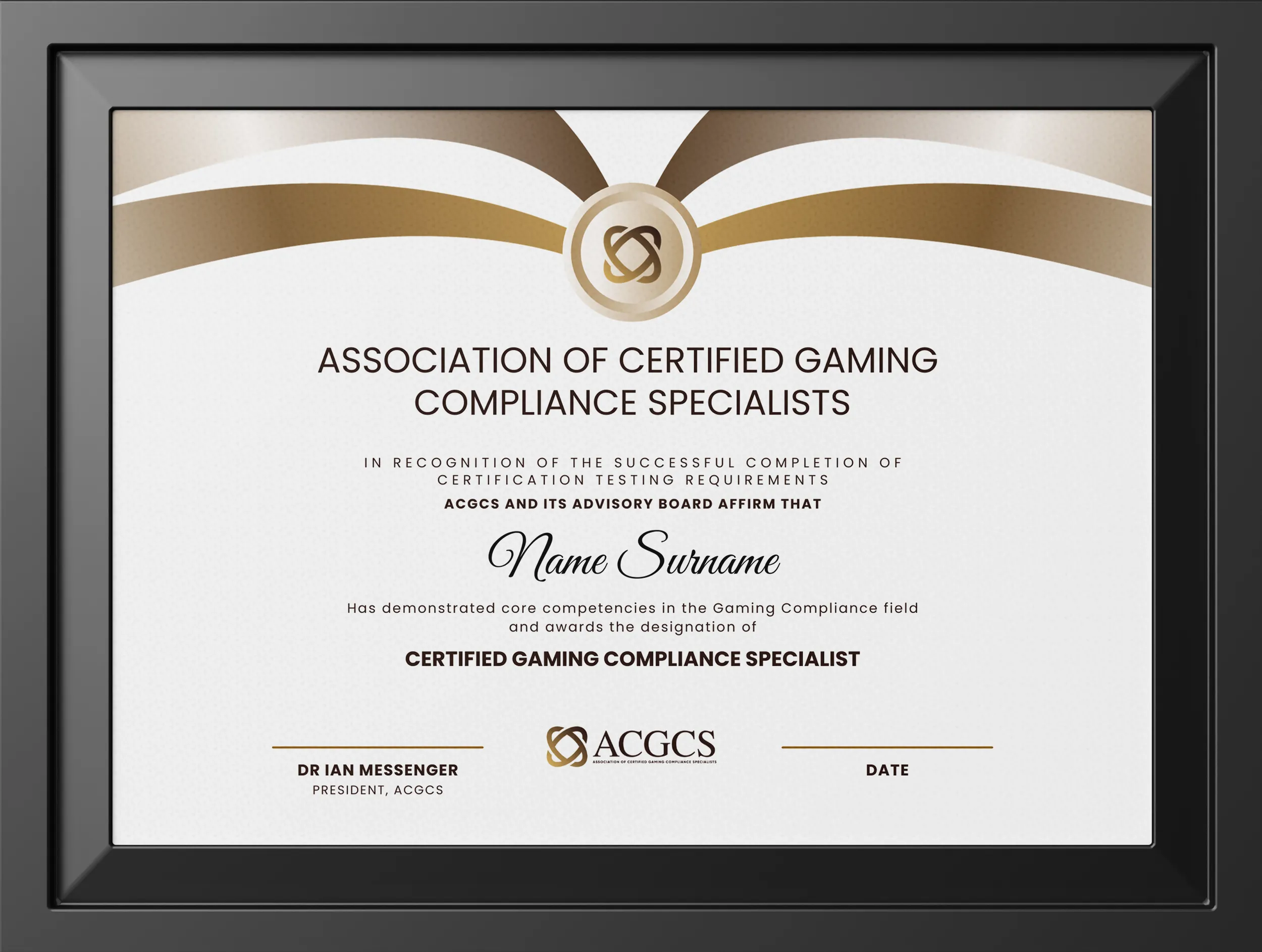 澳门博彩监察协调局牌照徽章